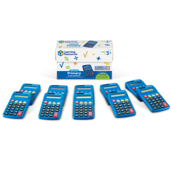 Learning Resources Primary Calculator, Set of 10 0038